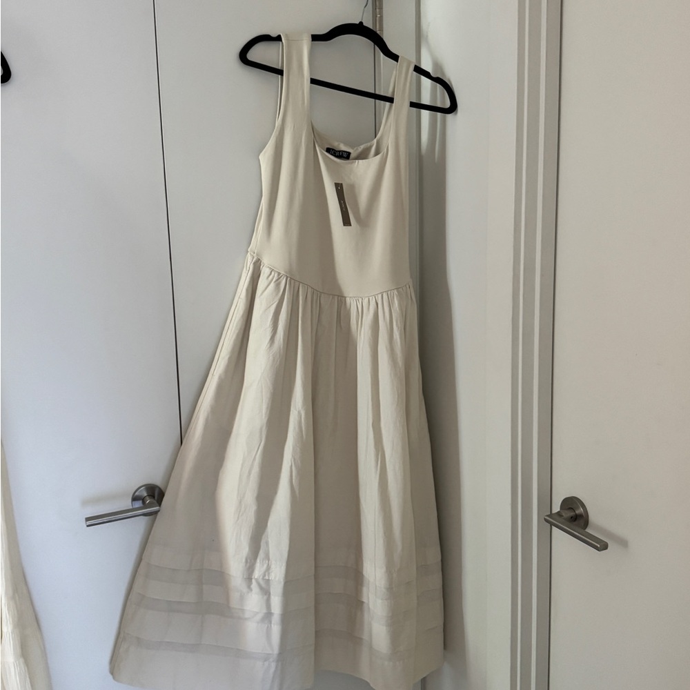 J. Crew Cream Maxi Dress